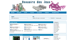 Desktop Screenshot of annuaire-des-jeux.biz
