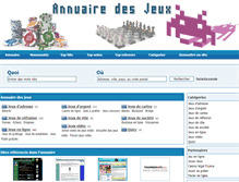 Tablet Screenshot of annuaire-des-jeux.biz